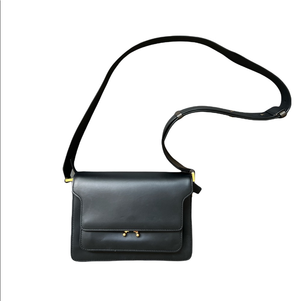 Marni Medium Trunk Bag with Wide Shoulder Strap